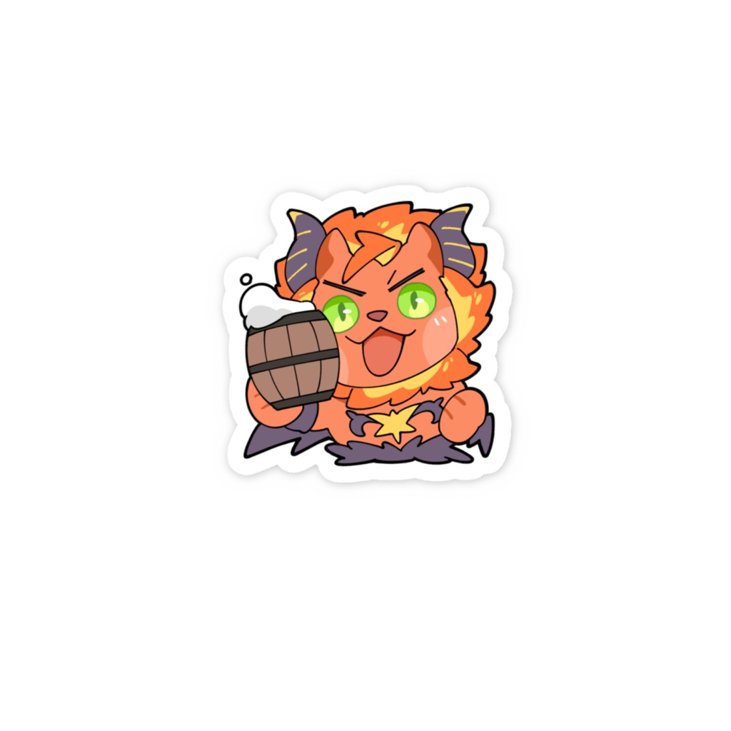 悪魔的スマホステッカー03