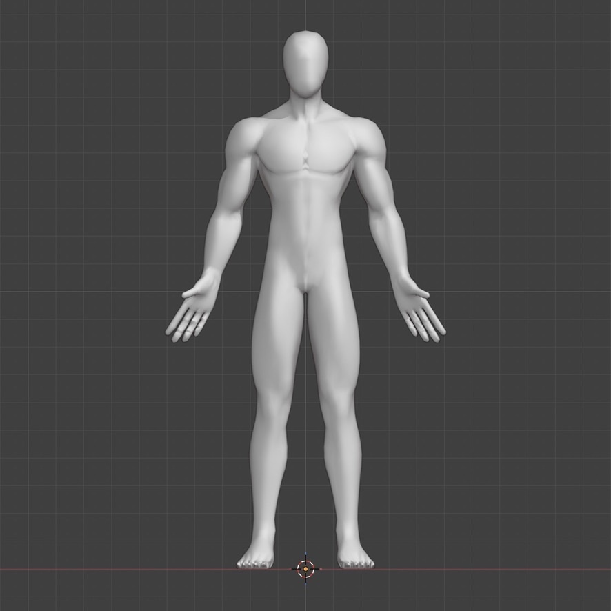 人体の3Dモデル