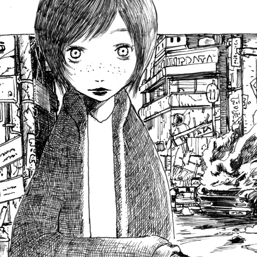アナログイラスト原画「ガーネット・ディ」