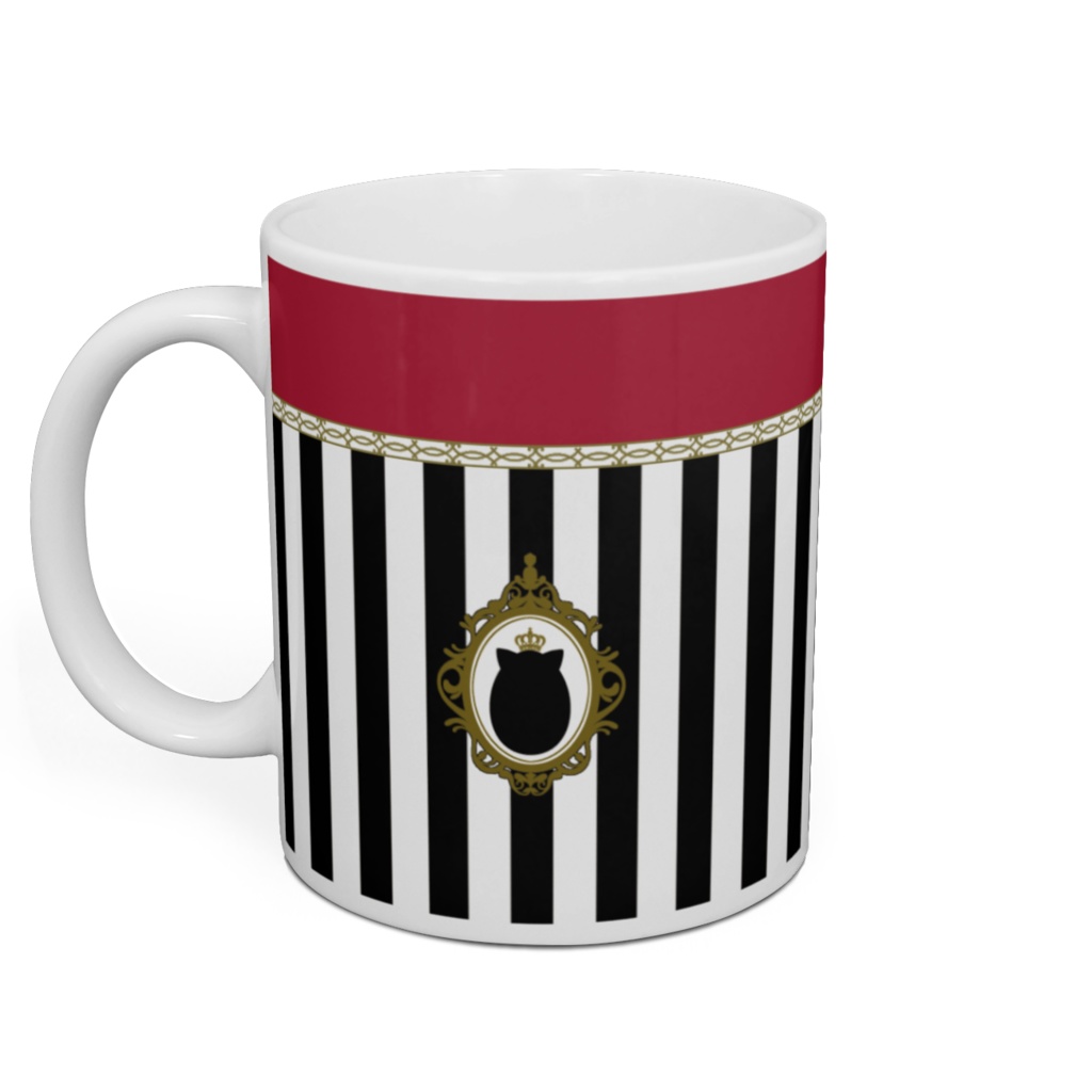 額縁の中の猫【赤と黒】