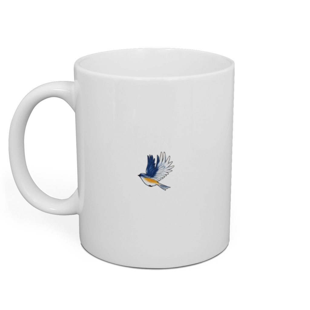 空を見上げる猫【ボタニカル】マグカップ