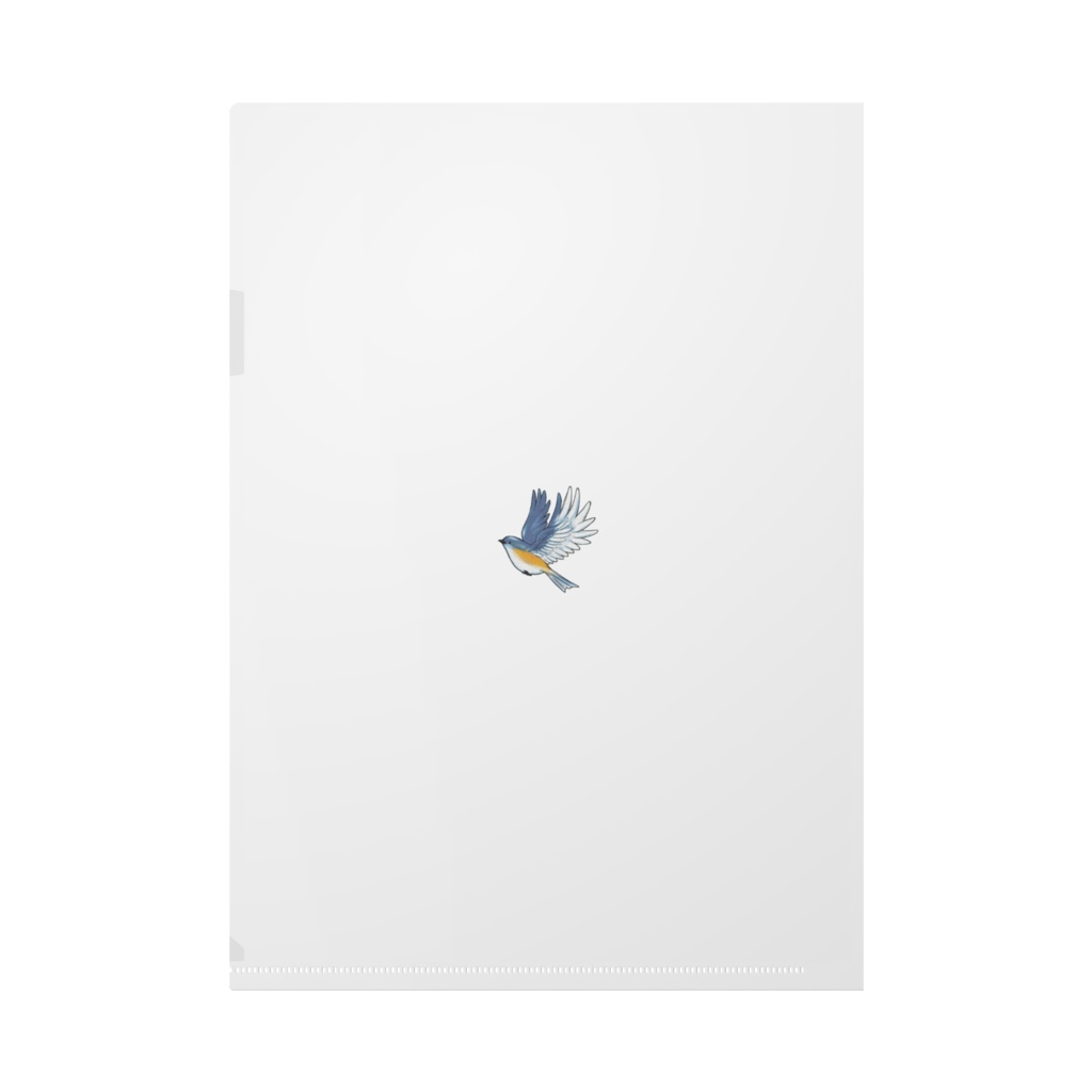 空を見上げる猫【ボタニカル】クリアファイル