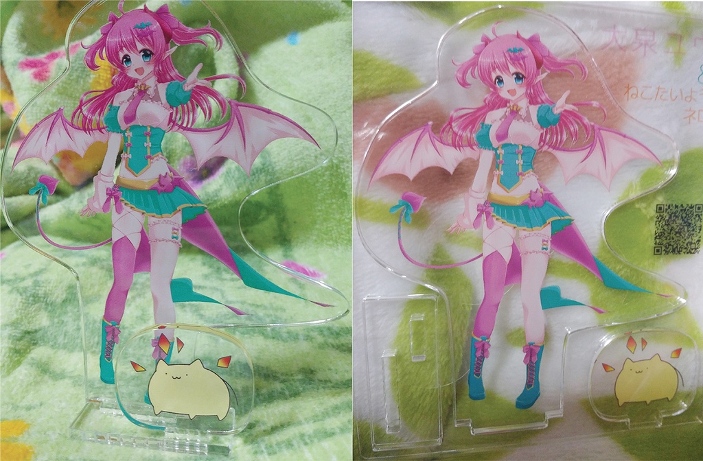 桃泉ユウ全身アクリルスタンド(ねこたいようネロ付)