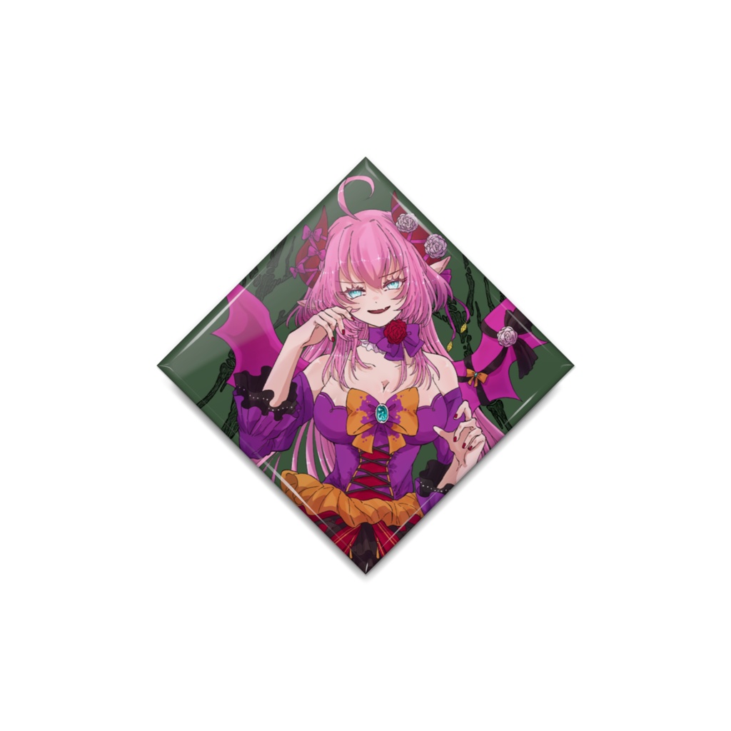 めとろ様執筆・桃泉ユウハロウィン缶バッヂ
