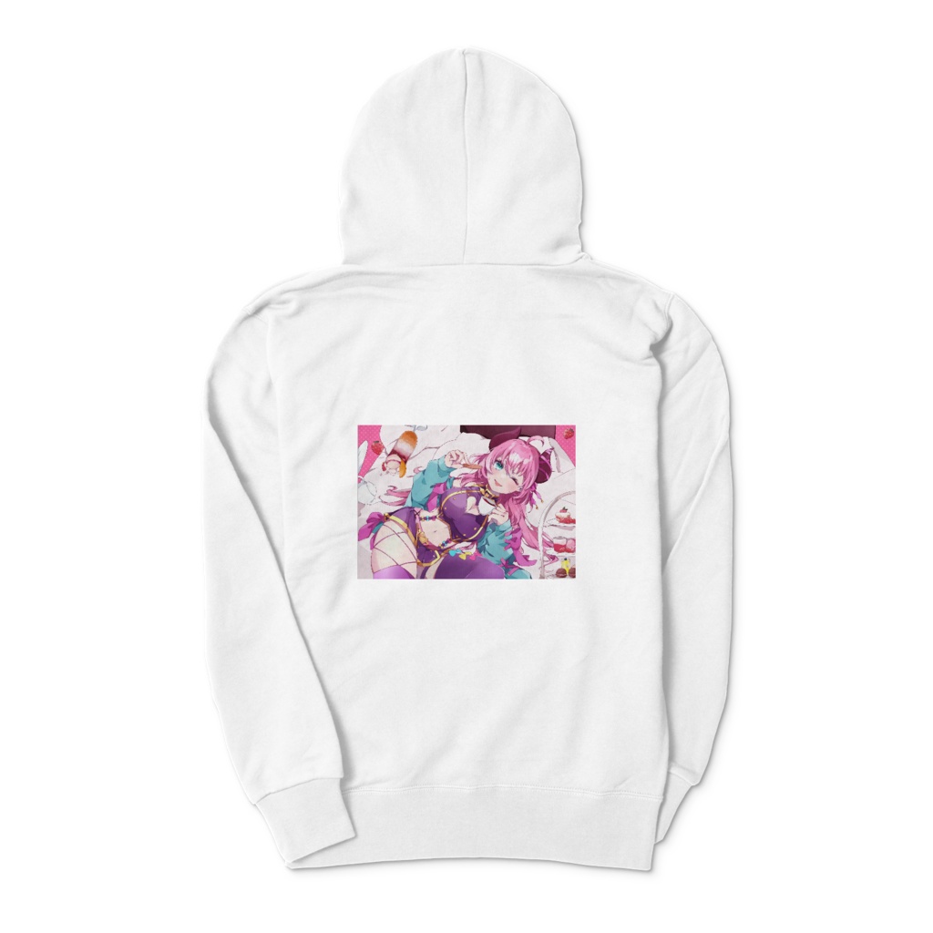 背後を見られたらもう言い逃れは出来ないパーカー