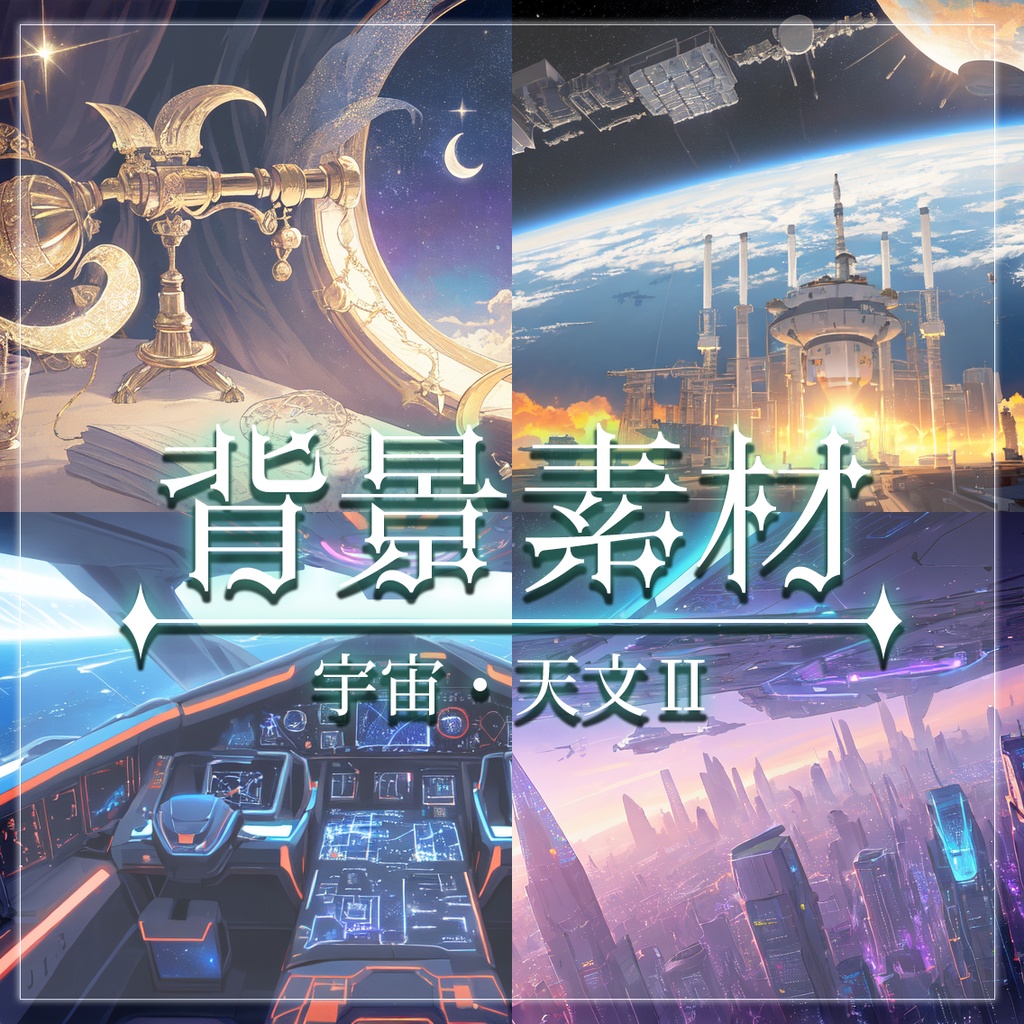 【無料有】背景素材/宇宙・天文Ⅱ