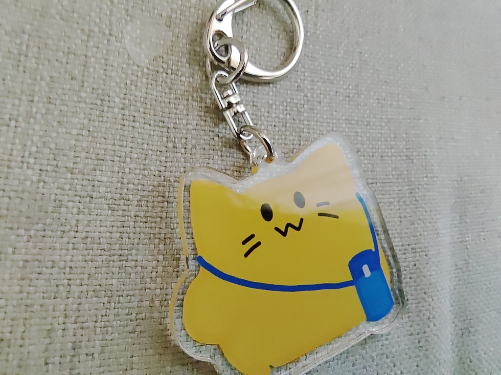 水筒ねこアクキー