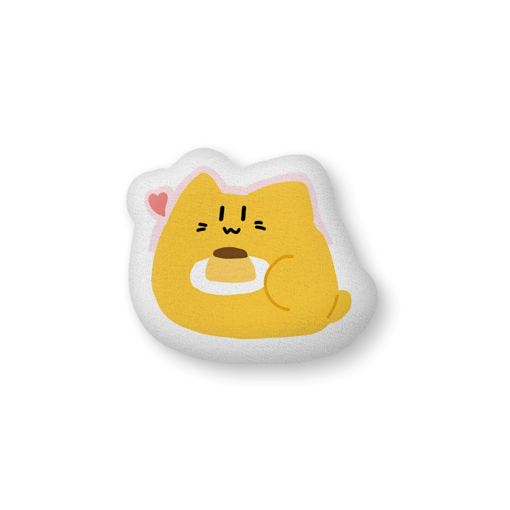 プリンとねこクッション