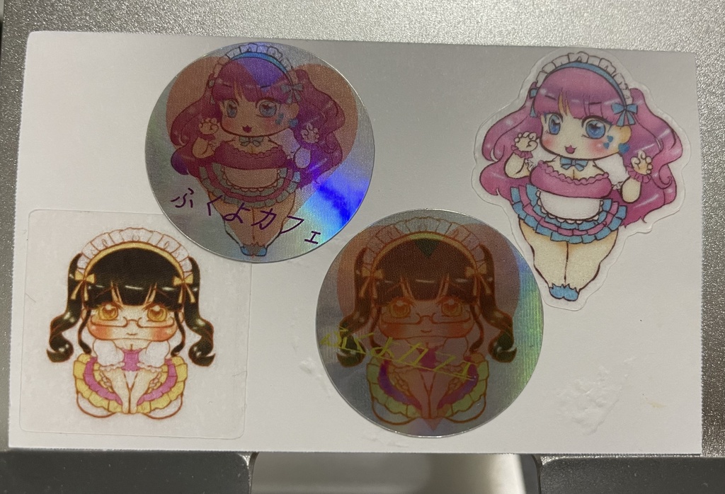 ふくよカフェシールセット