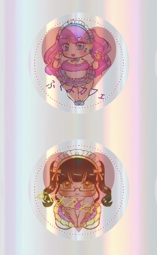 ふくよカフェシールセット