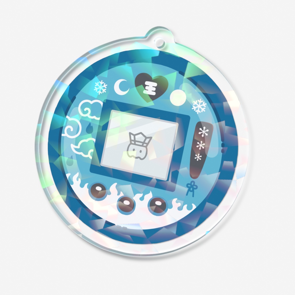 おとの液晶玩具アクリルキーホルダー