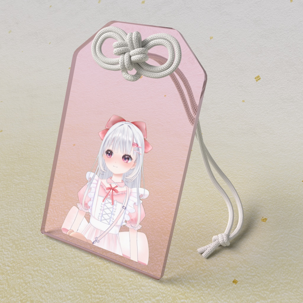 みくりんのアクリルお守り