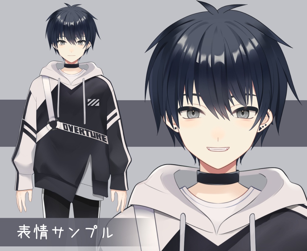 【VTS対応】パーカー男子【汎用モデル】