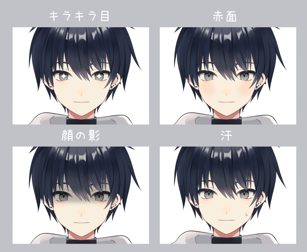 【VTS対応】パーカー男子【汎用モデル】