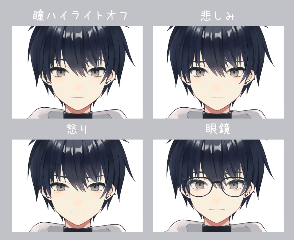 【VTS対応】パーカー男子【汎用モデル】