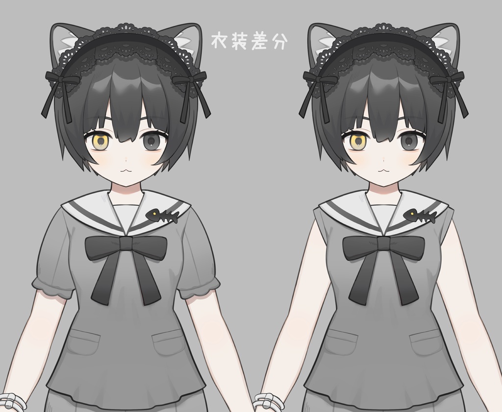 【限定1点】オッドアイ猫ちゃん【Live2Dモデル】