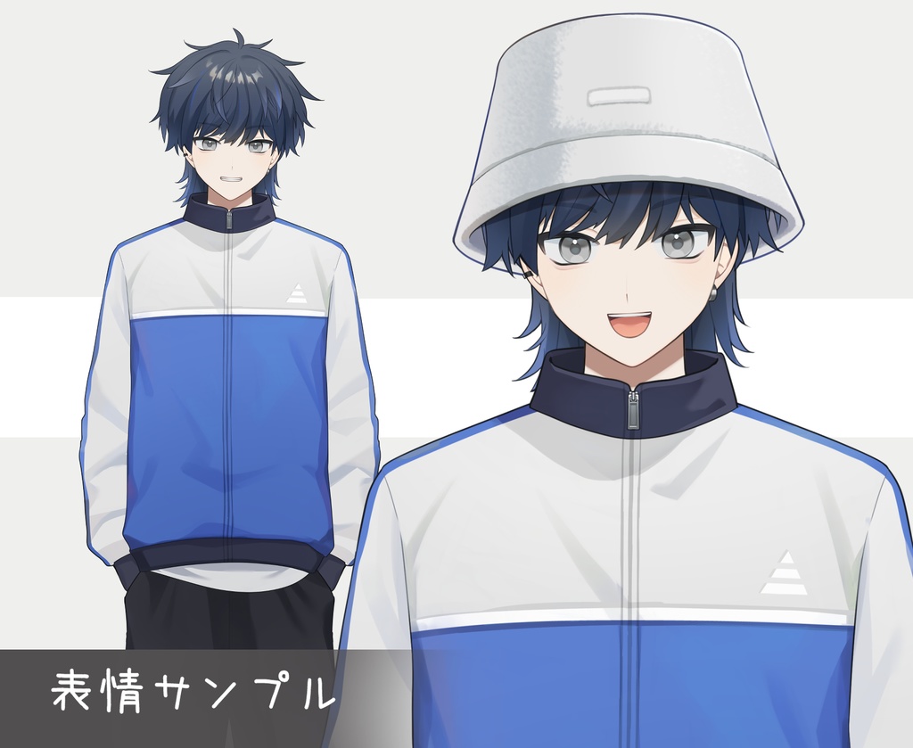 【VTS対応】ハットが好きなお兄さん【汎用モデル】