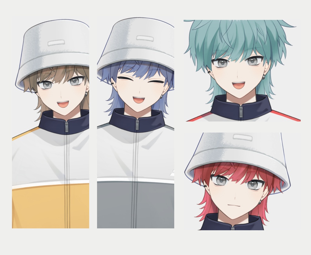 【VTS対応】ハットが好きなお兄さん【汎用モデル】