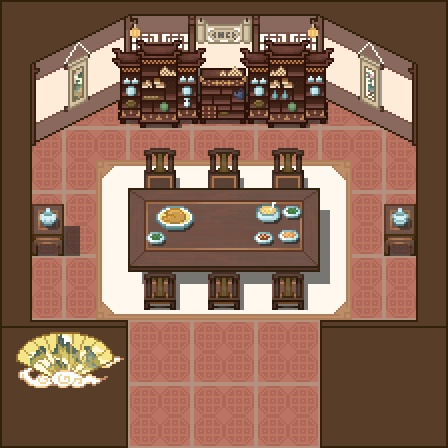 【原神】琉璃亭　pictSQUARE用店舗外観