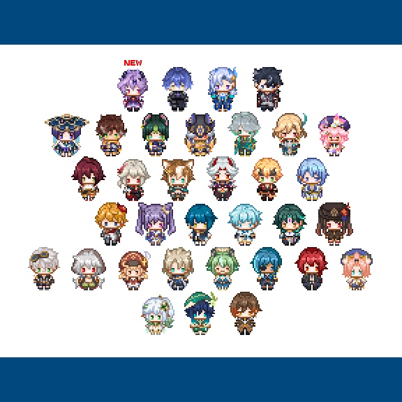 【原神】ピクスク用アバター 各種