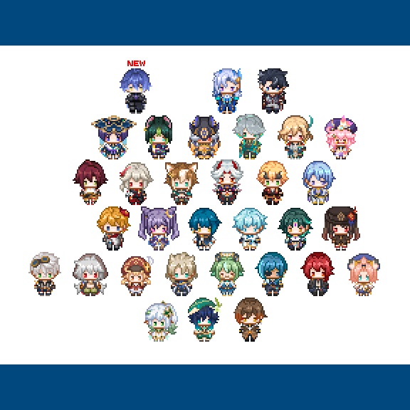 【原神】ピクスク用アバター 各種