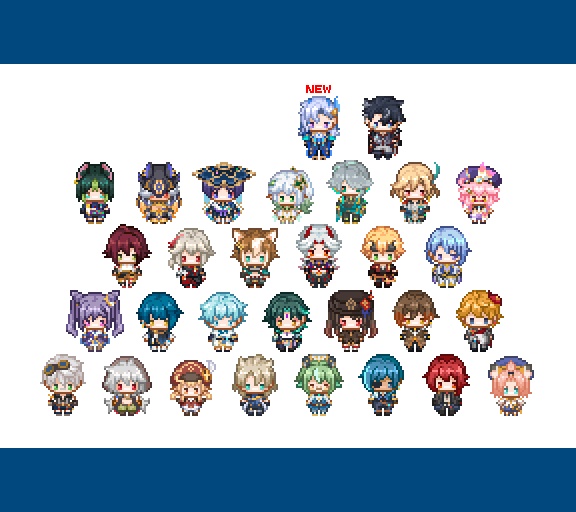【原神】ピクスク用アバター 各種
