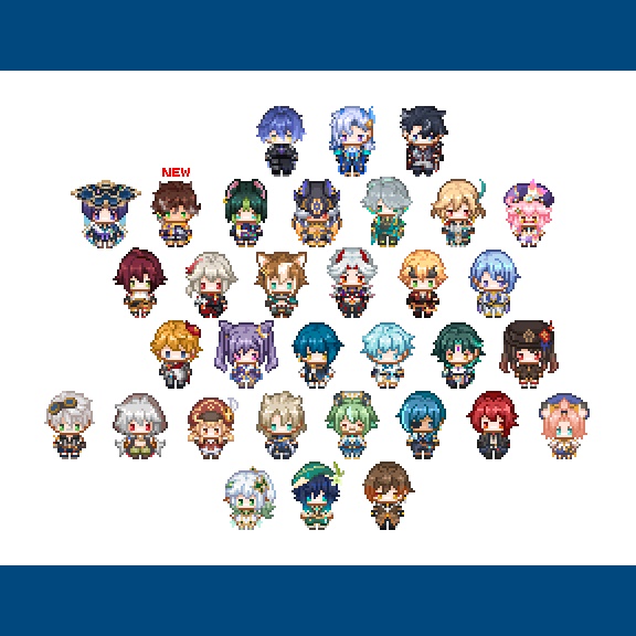 【原神】ピクスク用アバター 各種