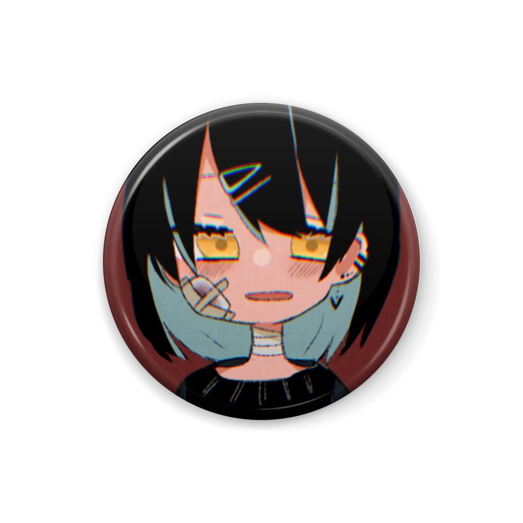 缶バッジ(メンヘラちゃん)