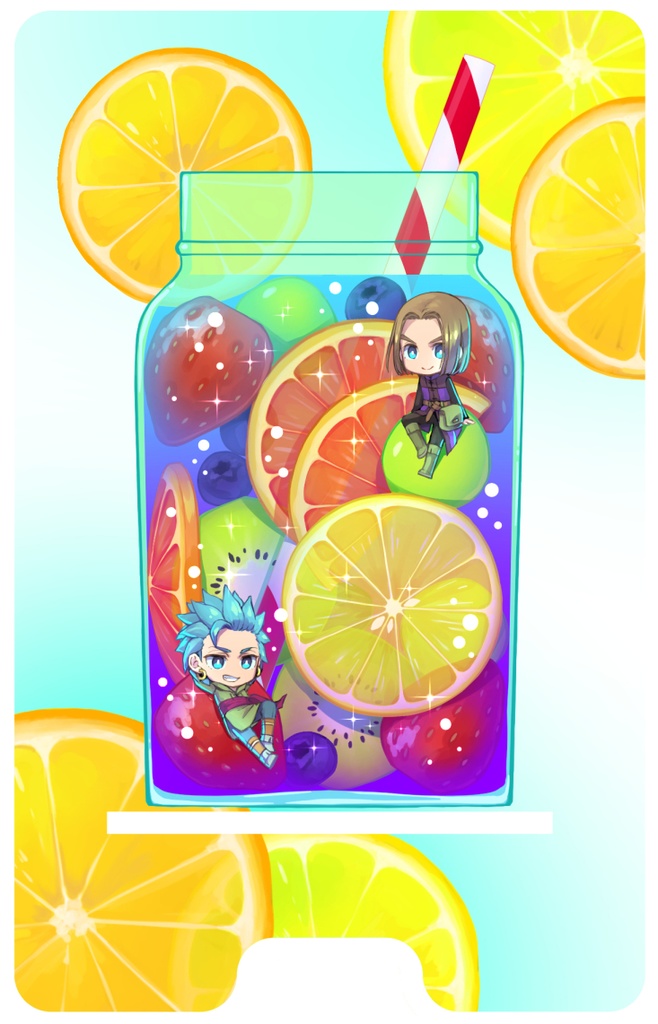 カミュ主アクリルスマホスタンド