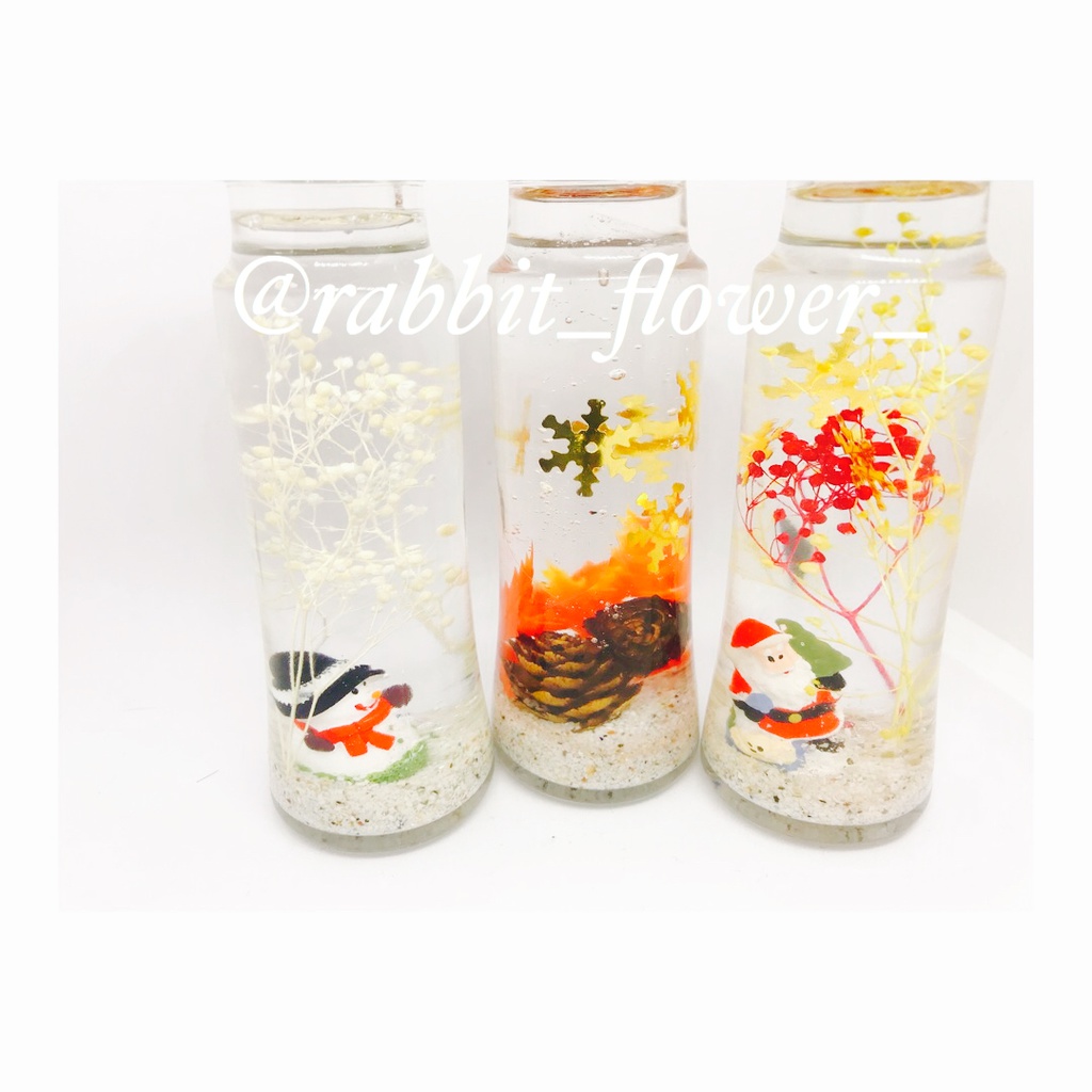 クリスマス サンタハーバリウム Rabbit Flower Booth