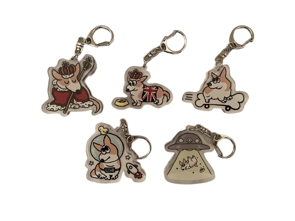 ランダムアクリルキーホルダー