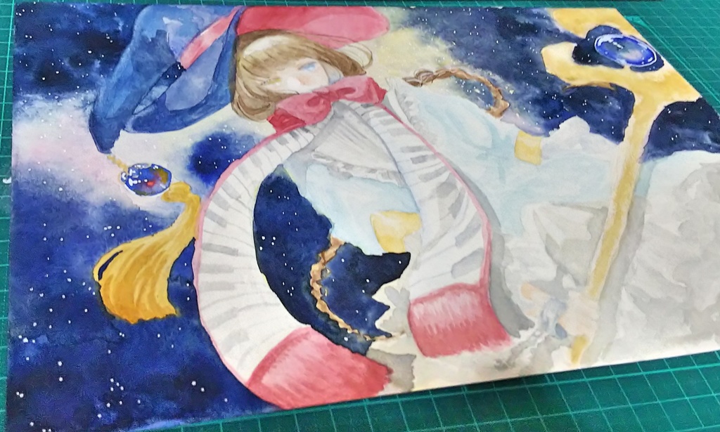 【原画】音と宇宙と魔法と罪と (額なし)