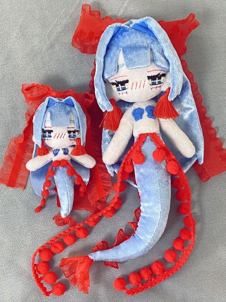 20cm足長ぬい型紙 作り方説明書付き