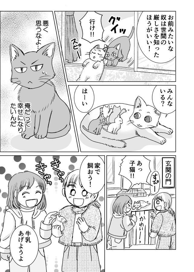 ハロウィンの黒猫
