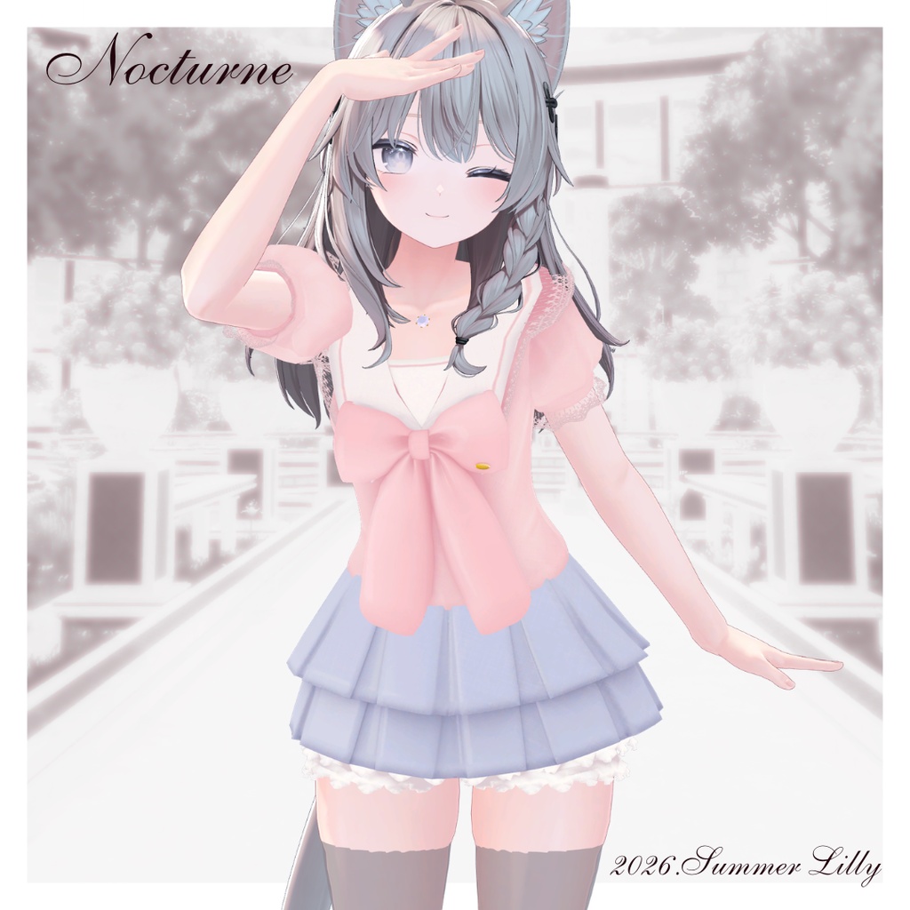【MA】【しなの対応】Nocturne【VRChat向け衣装モデル】