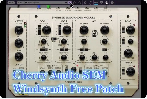Cherry Audio SEM Presets for Windsynth (Free)