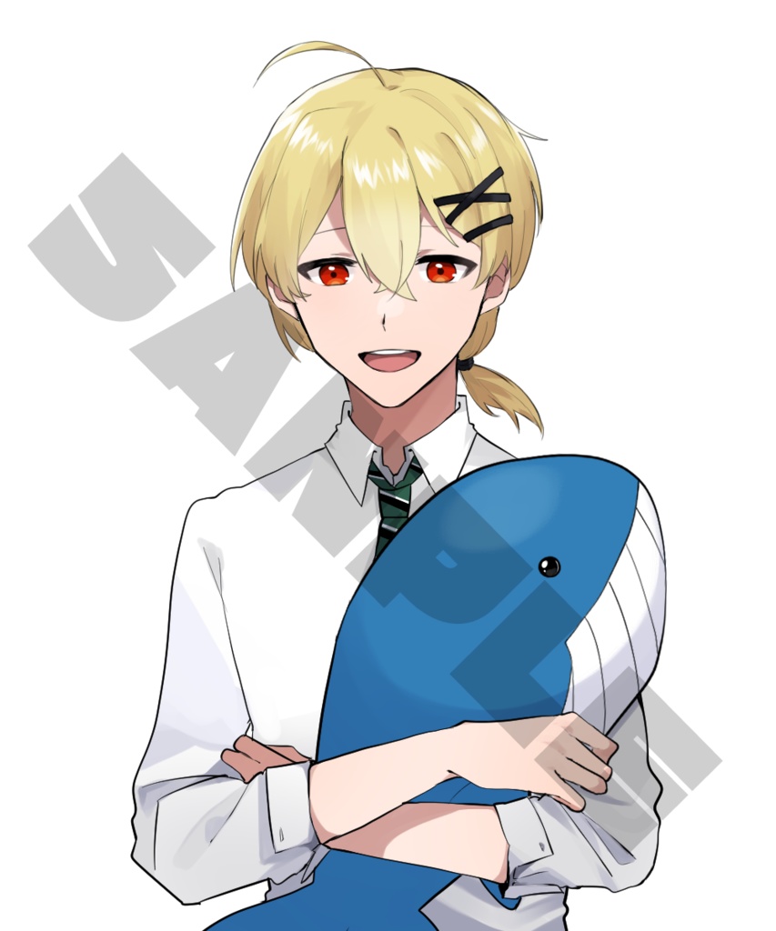 【アクリルキーホルダー】冴羽 弓鶴とクジラ