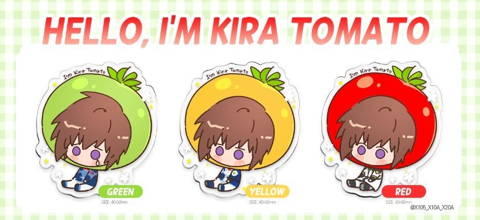 《~9月12日まで》 キラトマトアクリルキーホルダー