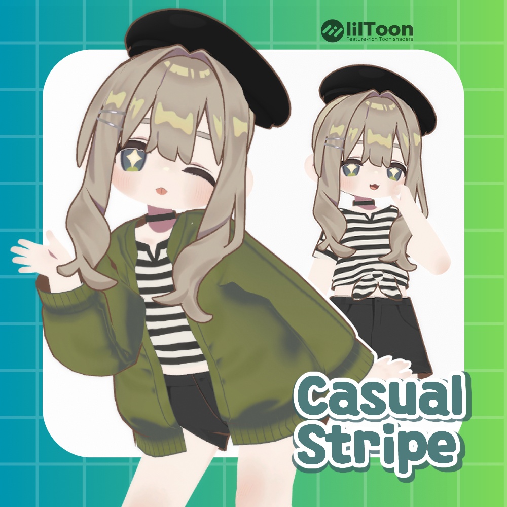 [キプフェル/Kipfel] Casual Stripe 