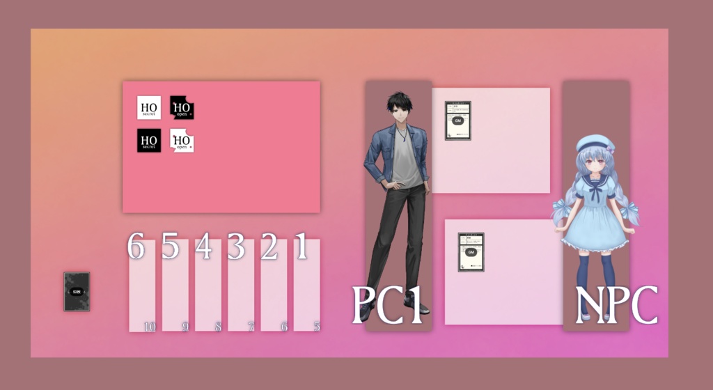 【無料・投げ銭】ココフォリア用インセイン素材 ※22.12.19 差し替えあり