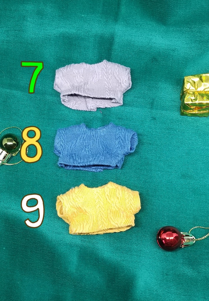 ぬい服 アランニット 10cmサイズ 12cmサイズ