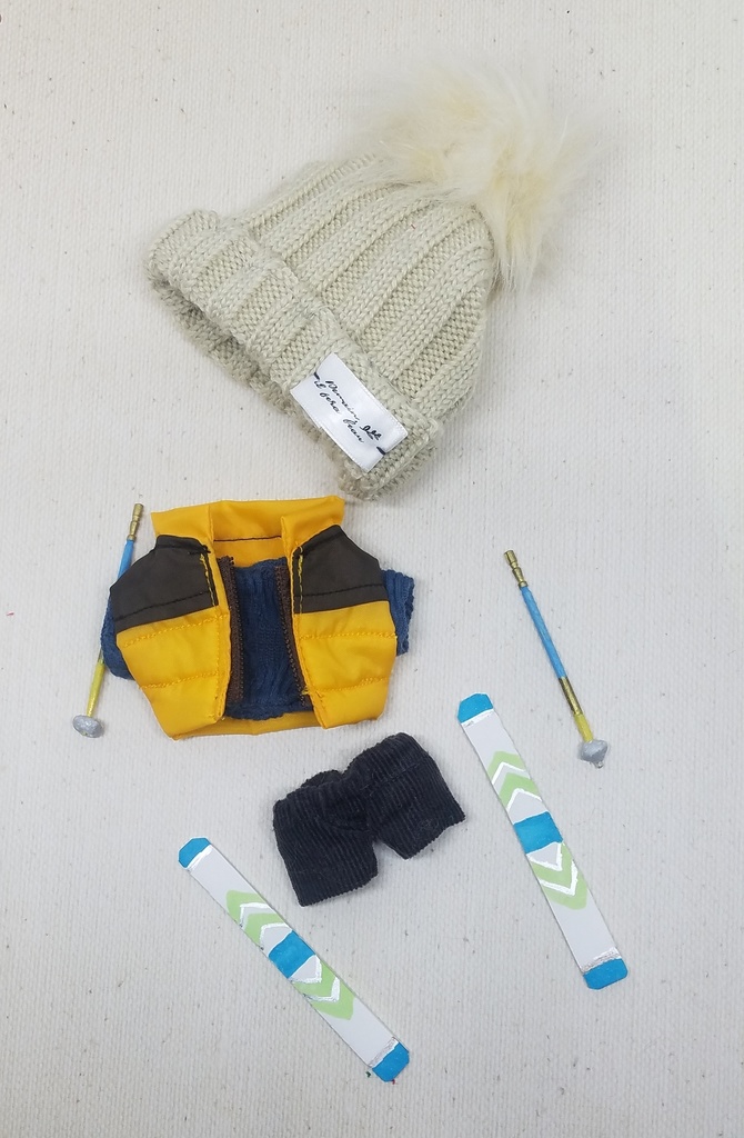 ぬい服 ダウンベスト 10cm 12cmサイズ