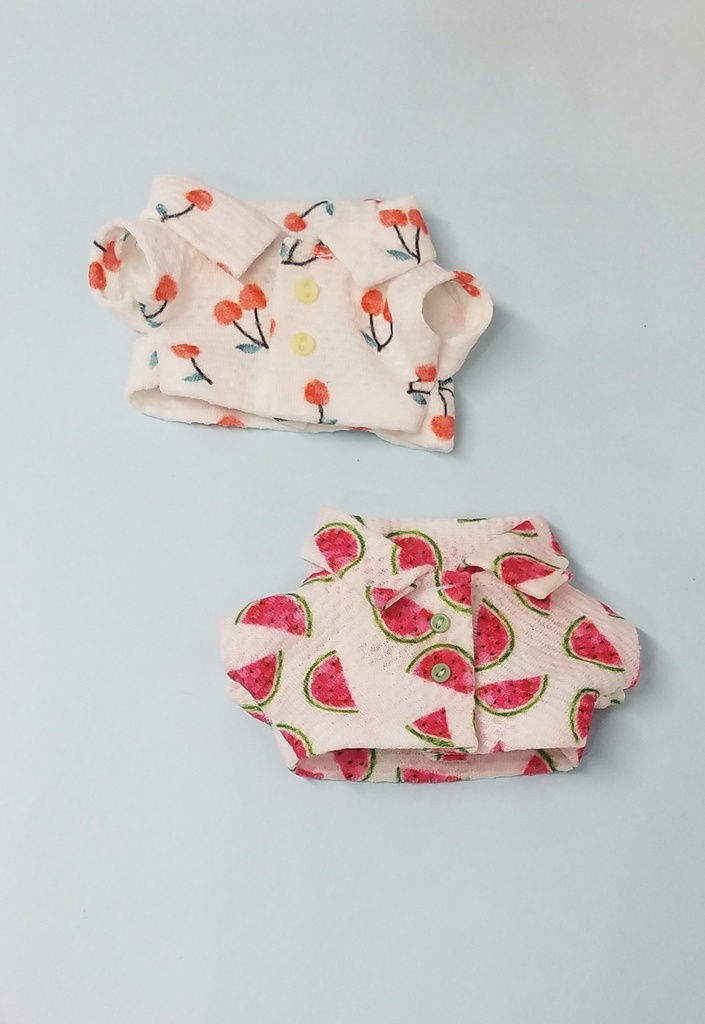 ぬい服 バケットハット 肩掛けカーディガン ポロシャツ 10cm 12cmサイズ