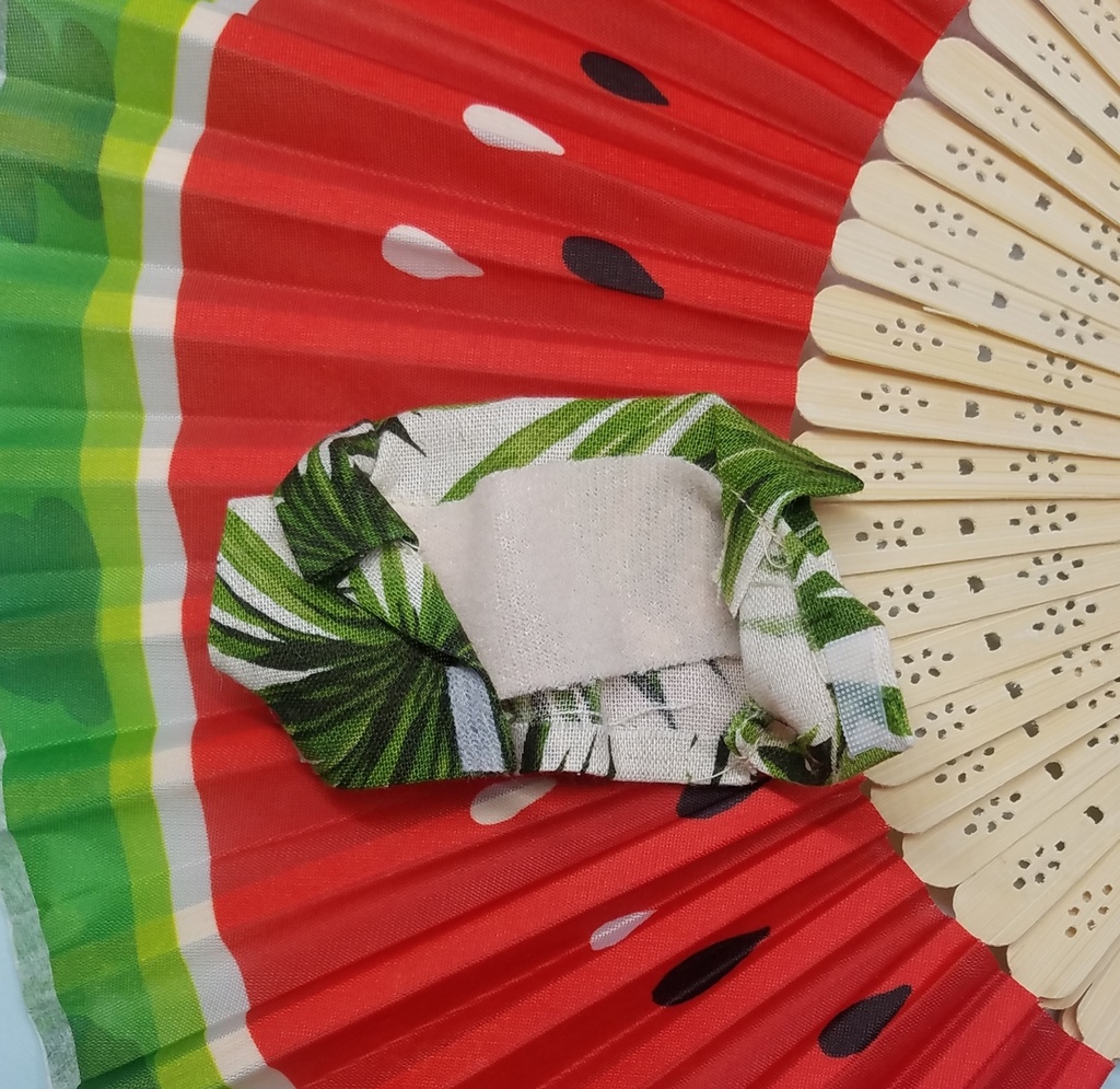 ぬい服 アロハシャツ サファリパンツ サンダル ウエストポーチ 12cm 10cmサイズ