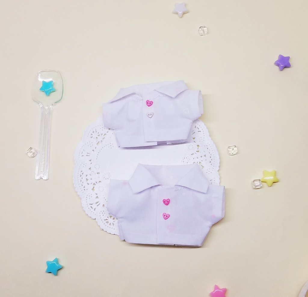 ぬい服 プリンアラモード セット 10cm 12cmサイズ