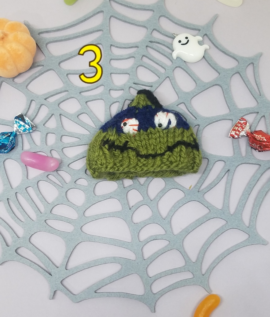 ぬい服 ハロウインニット帽子 10cm 12cmサイズ