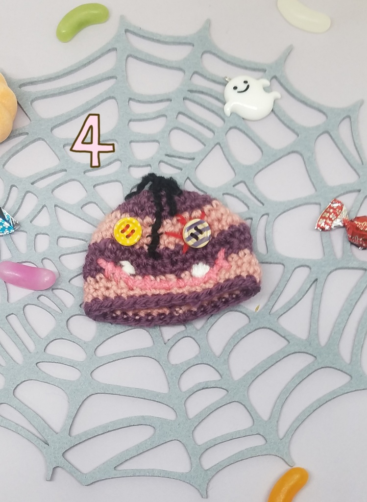 ぬい服 ハロウインニット帽子 10cm 12cmサイズ