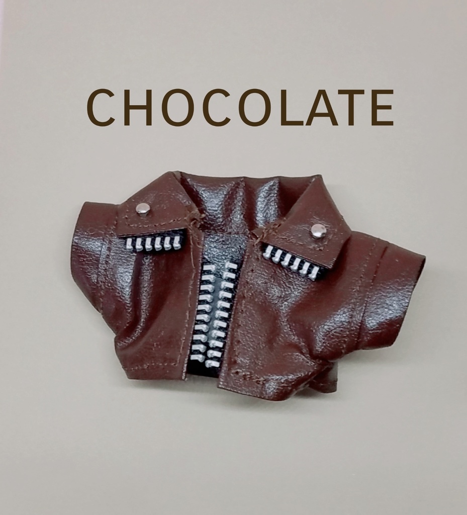 ぬい服 レザージャケット 12cmサイズ