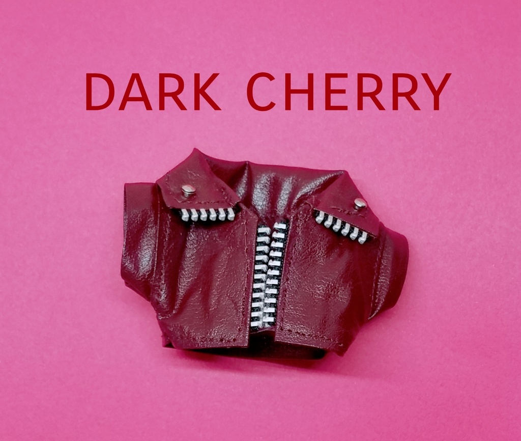 ぬい服 レザージャケット 12cmサイズ