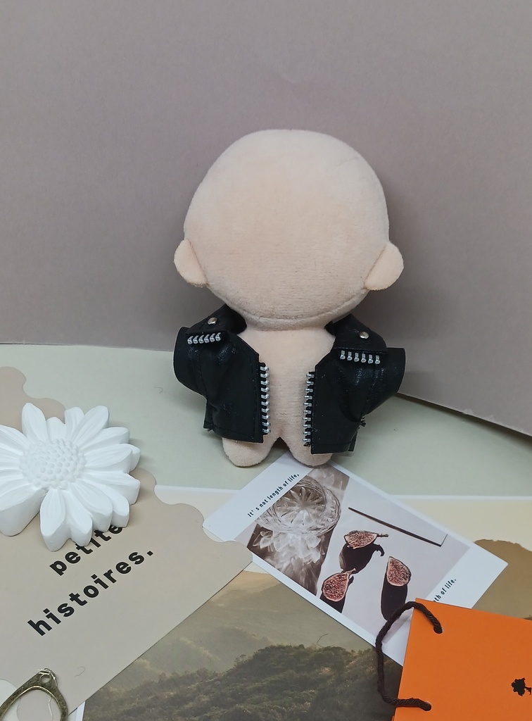 ぬい服 レザージャケット 12cmサイズ